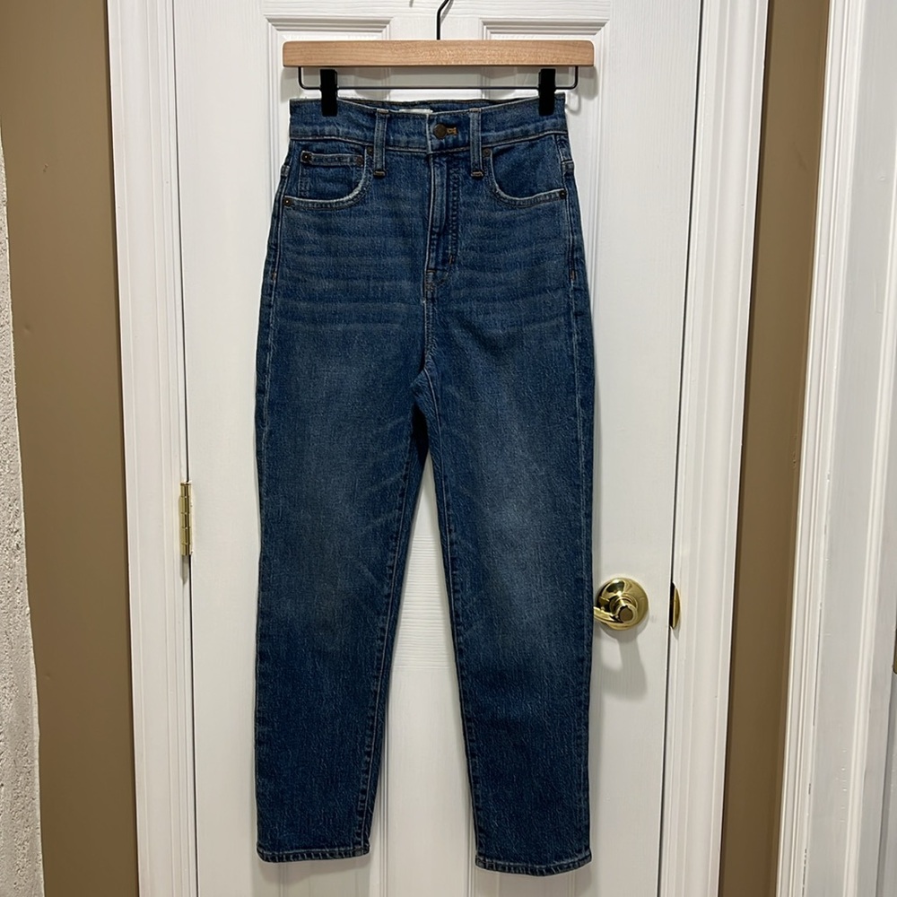 Madewell Classic Straight Jeans in Coldbrook Wash AF697 - Size 25 - Picture 2 of 11